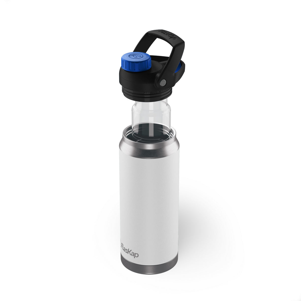 Flaskap Madic Drinking System, Insulated Tumbler with Shot Dispenser