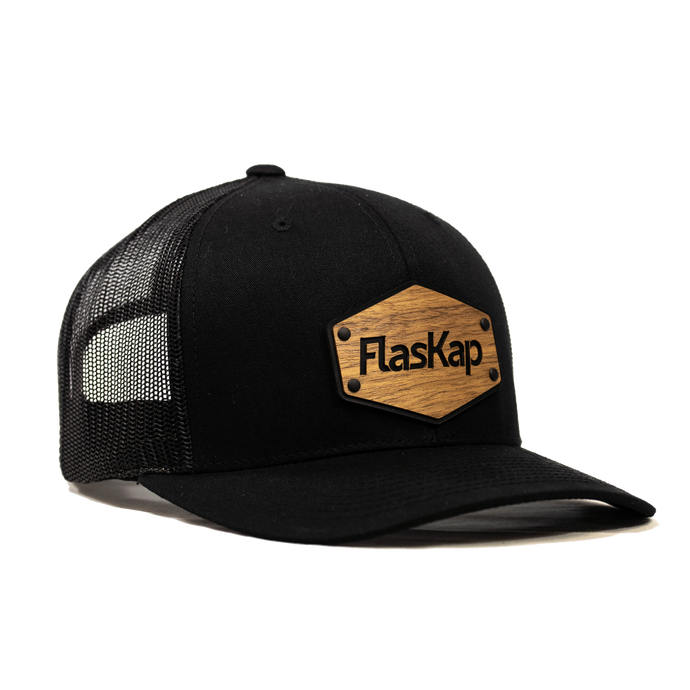 FlasKap Wood ﻿Grain Trucker