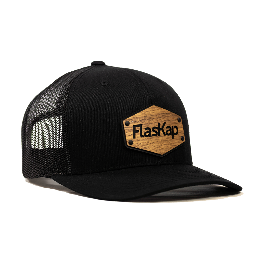 FlasKap Wood ﻿Grain Trucker